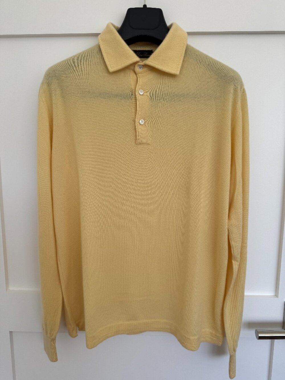 LORO PIANA Men's Cashmere Polo Sweater Size 50
